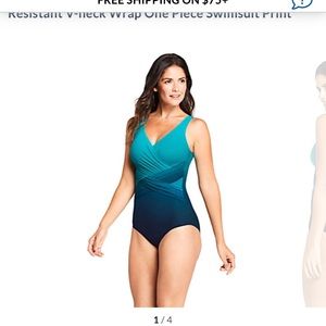 Brand New Never Worn Lands End Slimming Swimsuit